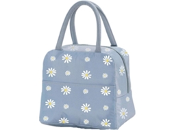 Bolsa Térmica Portátil Para Almoço Com Estampa De Margaridas, Organizadora De Lancheira, Transporte Para Adultos, Crianças E Meninas