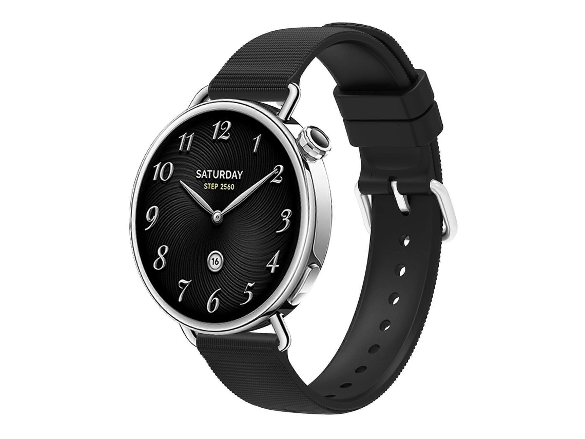 Pulseira De Silicone Texturizada De Cor Sólida Para Xiaomi Watch S4 41mm