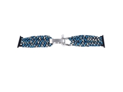 Pulseira de Relógio Tecida À Mão Nylon Braided Flexível para Series Se2 Se 9 1 Ocean