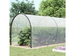 Maison Exclusive - Encerado Transparente Com Ilhós 10x10 M Polietileno