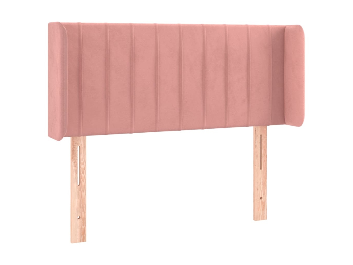 Headboard, Headboards Vidaxl Cor-de-rosa Veludo (83 X 16 X 78/88 Cm)