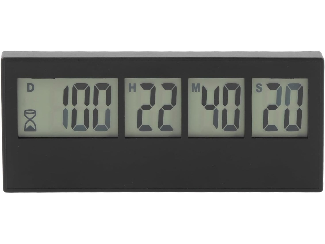 Relógio De Contagem Regressiva 999 Dias Visor Grande Fácil Configurar