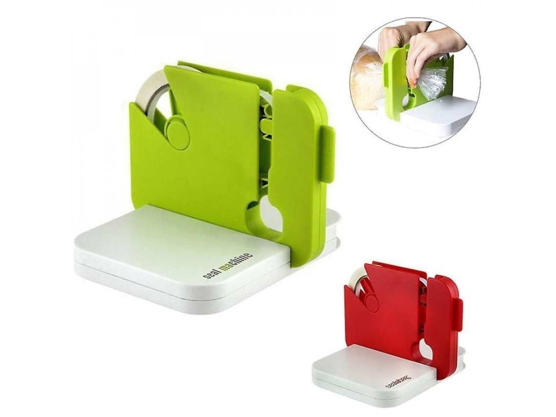 2026 máquina Selladora Portátil de Cinta Adhesiva para Snacks, Ropa, Cocina Y Panadería Ktl Rojo