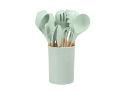 Espátula De Silicone Resistente Ao Calor Antiaderente Preta