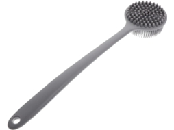 Lurelia Escova De Silicone Para Banho, Silicone Macio, Cabo Longo E Pega Ergonómica, Banho Relaxante Essencial