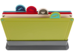 Conjunto De Tábuas Corte Plástico Com Código Cores Iplusmile, Design Multifuncional Antiderrapante, Seguro Para Cortar