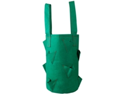 Sacolas De Morango Com Alças 11 Buracos Para Plantio Vertical Verde