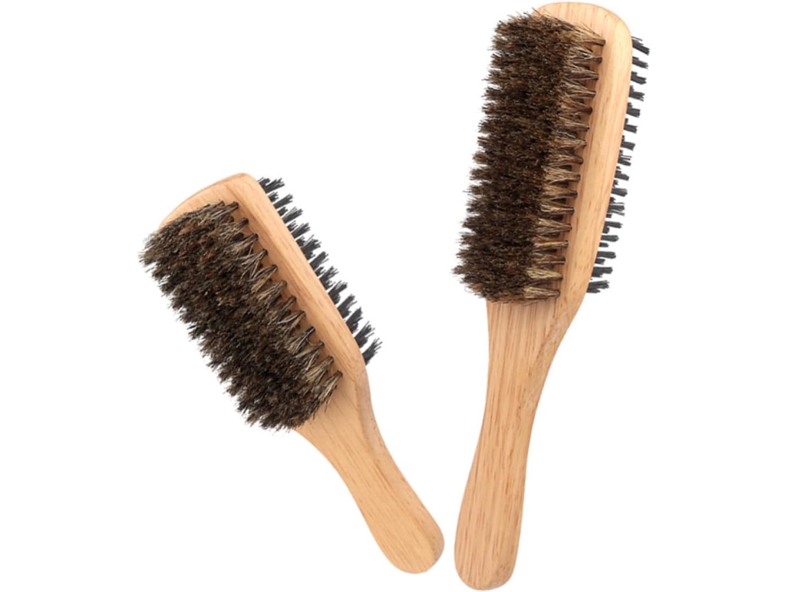 Escova De Barba Dupla Face Toddmomy Em Nylon, 2 Unidades, 23x 5cm, Para Homens, Cuidados Diários Com Cabelo E Barba