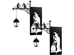Conjunto de 2 lanternas decorativas para estante de livros, luz noturna.