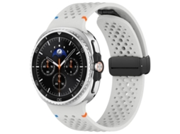 Estojo para Samsung Galaxy Watch 8 Cor Sólida com Bracelete de Tpu Integrada Cinza XIAOMOYU (44mm)