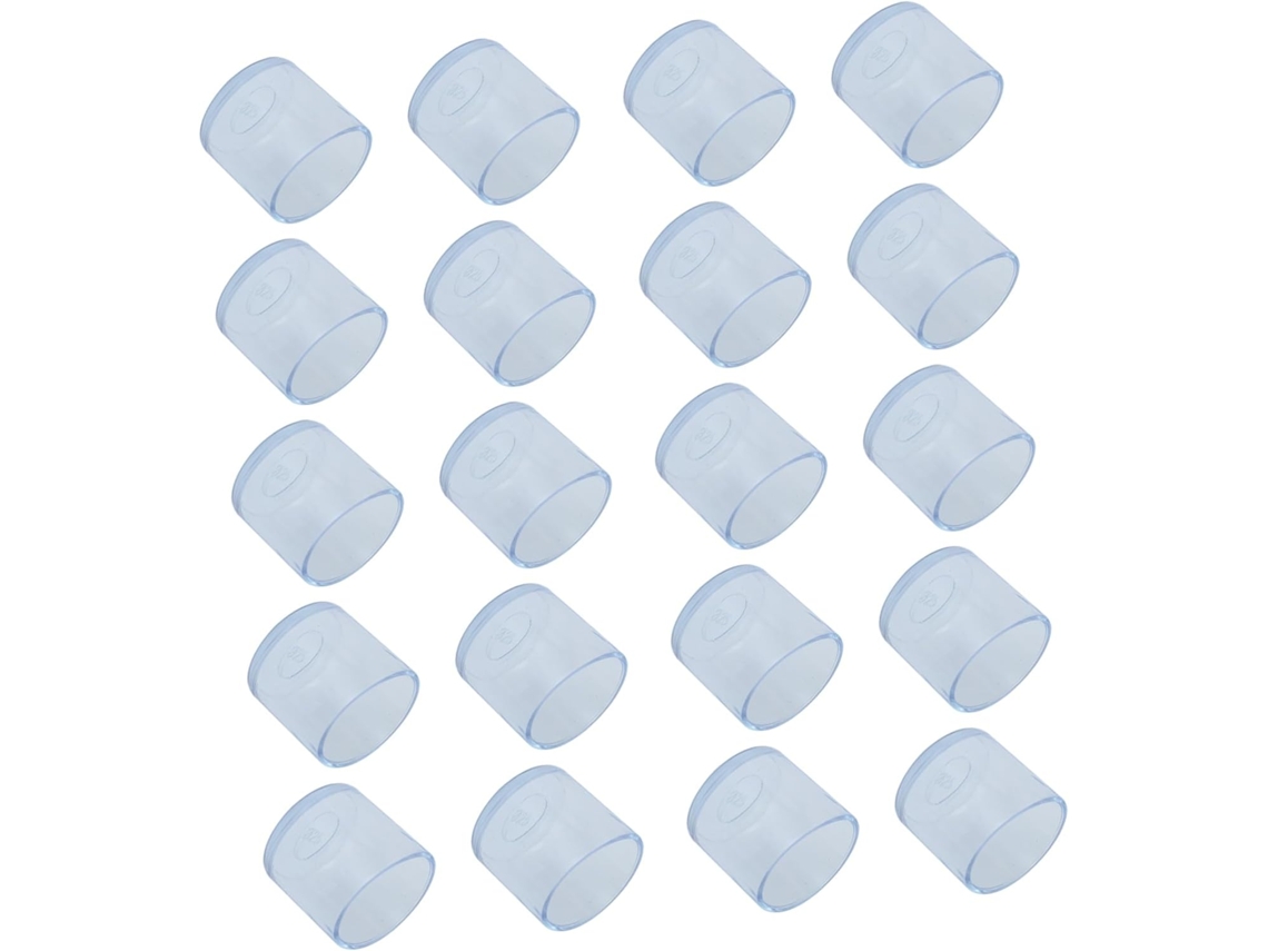 Protetores De Pés Cadeiras E Mesas Toddmomy Em Pvc Transparente, Antiderrapantes E Resistentes Ao Desgaste, Pacote Com