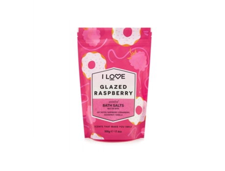 Sais De Banho Relaxante Glazed Raspberry, 500g I Love