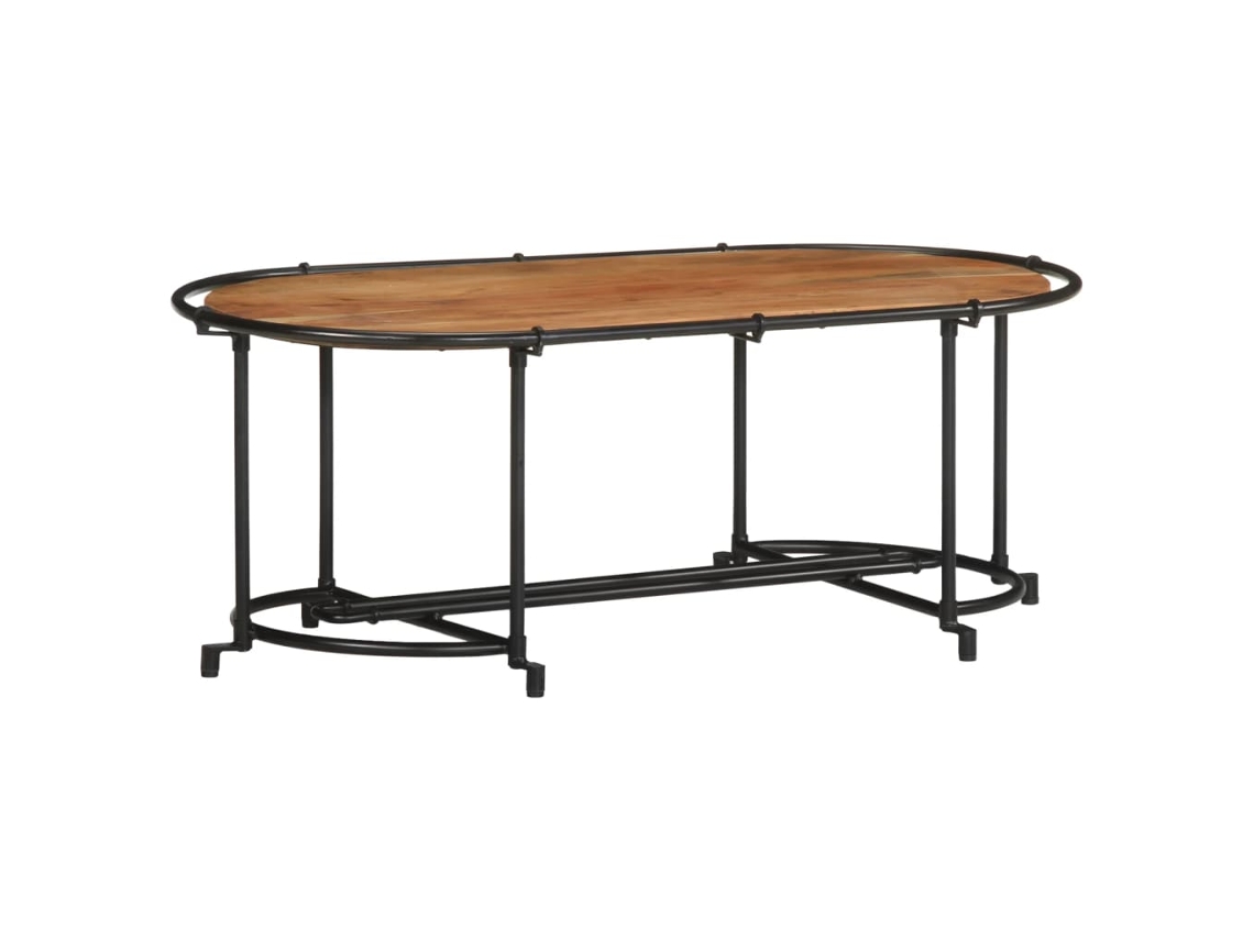 Vidaxl Mesa De Centro 110x55x40 Cm Madeira De Acácia Maciça