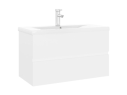 Armário de lavatório e lavatório VIDAXL Branco Madeira processada (80x38.5x45 cm)