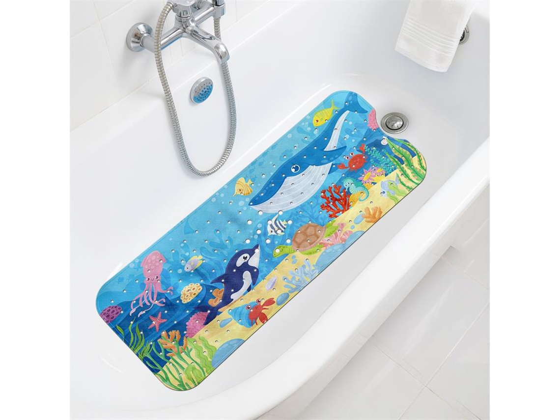 Tapete de Banho Antiderrapante Chuveiro Banheira para Bebês HENTEN HOME 53x53 Cm