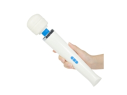 Massageador De Varinha De Silicone Com Vibração Intensa De 20 Frequências 8 Velocidades, Branco