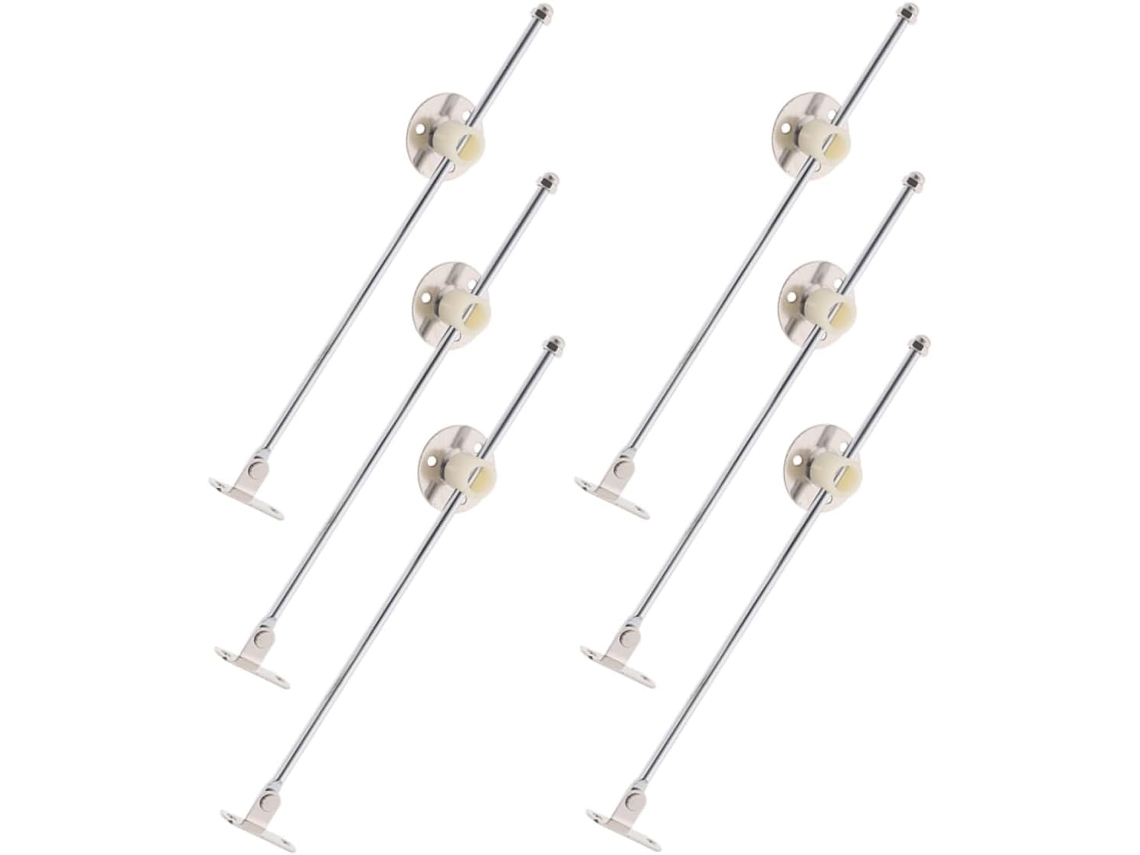 Conjunto De 6 Ferro Para Suporte Móveis, Armários E Outros