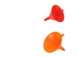 Conjunto De 8 Cones Plástico Ganazono Para Líquidos E Gasolina, Design Prático Para Cozinha E Garagem, Cor Vermelha E