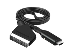 Cabo Scart para HDMI AQUAFORGE, adaptador multifuncional de áudio e vídeo 1080p/720p