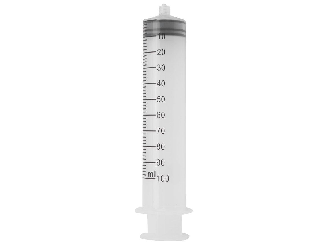 Jeringa Plástica De Grande Calibre Laxiscreed Com Tubo De Cateter E Graduação Para Uso Médico