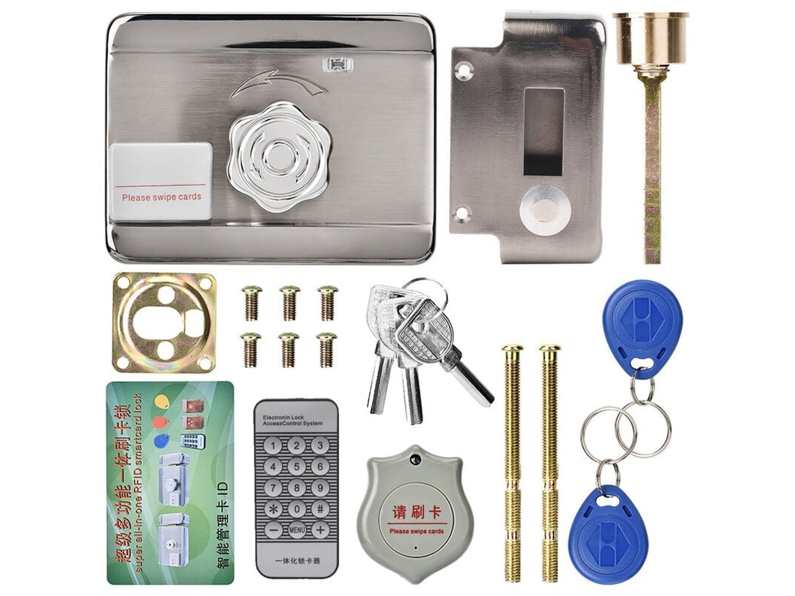 Lurelia Fechadura Elétrica Para Porta, Armário Ou Gaveta Com Instalação Segura, 12v, Dc 12v, 4cm