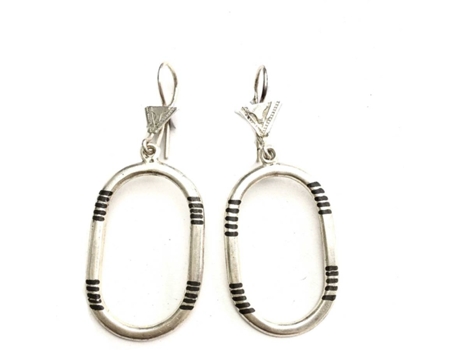 Brincos BIJOUCOLOR Tuaregues (Prata - Prateado - Tamanho Único)