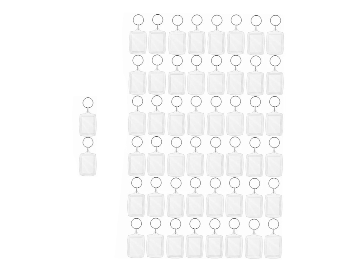 Chaveiro de Acrílico 50 Peças 2026 Store