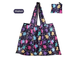 Bolsa Grande de Tecido Oxford Grosso, Ombro Grande, Ecológica, Reutilizável, Portátil, Feminina Dob Rável, Compras. GOKOCO