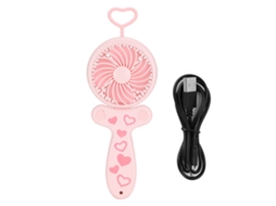 Mini Ventilador Usb Pequeno Portátil (de Mão, Plegável, Recarregável) Bonito Teletubbies De Desenho Animado
