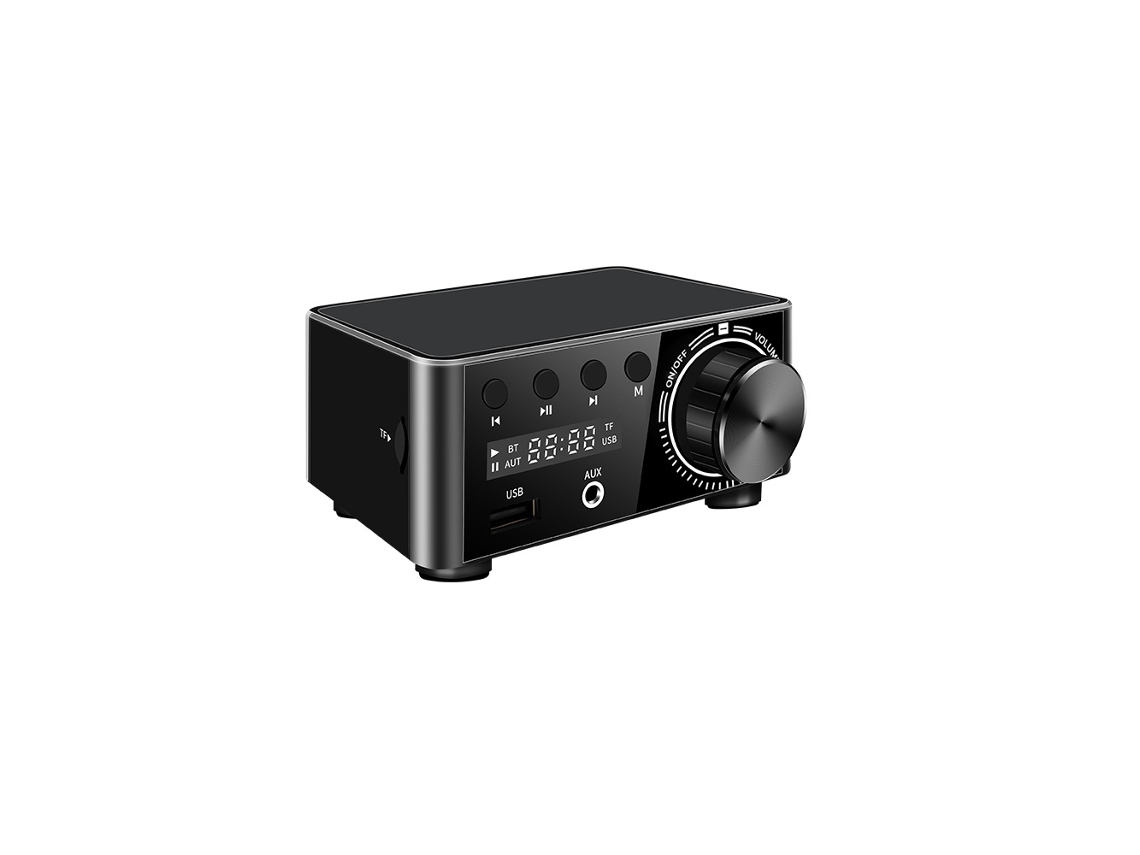 Mini Amplificador 50w+50w Infineon Ma12070 Bluetooth 5.0 Digital Audio Power Amp Class D Usb Aux Tf*