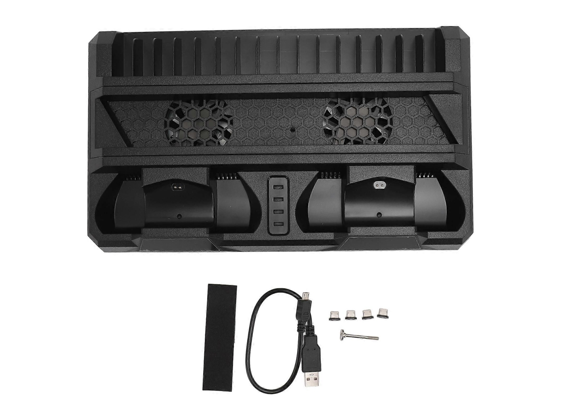 Cooler para Console de Jogos com Carregamento Controles, Luzes Led e Slots Jogos. GOKOCO
