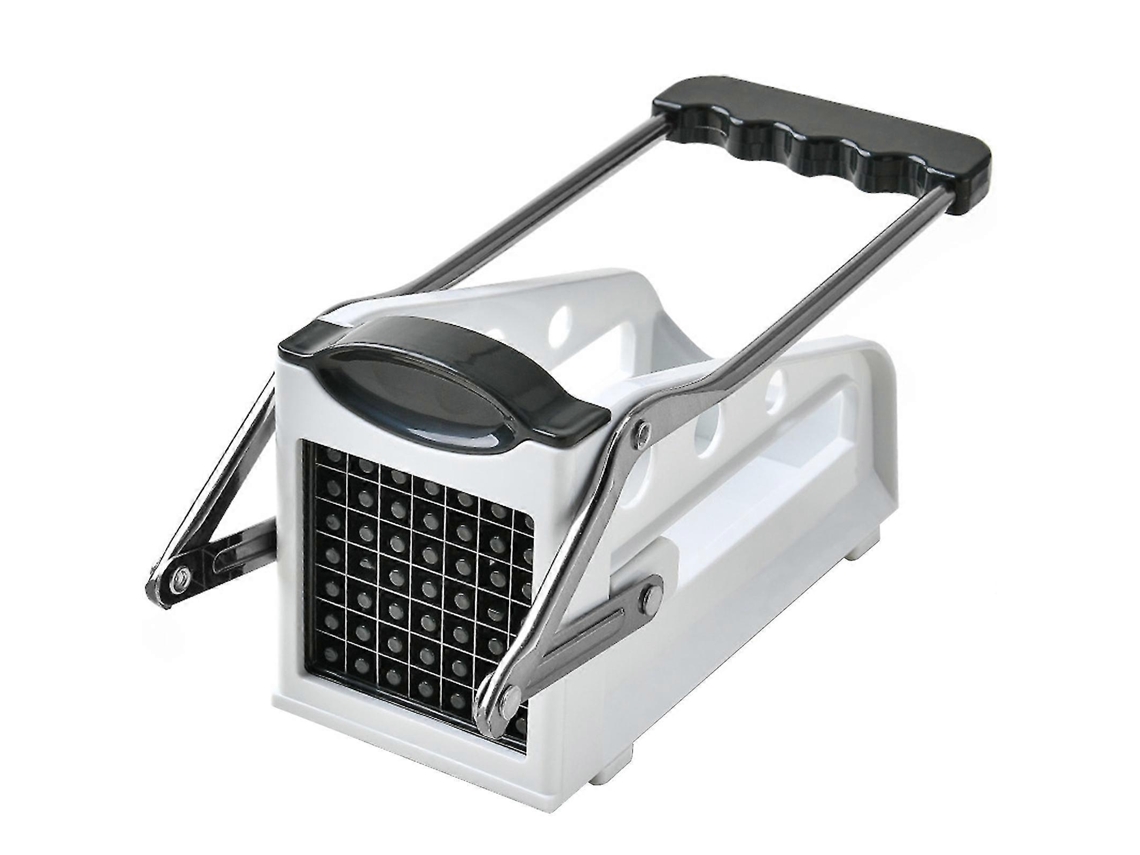 Cortador de Batatas a La Francesa com 2 Lâminas de Aço Inoxidável, Cabo Ergonômico, Ferramenta de Cozinha Profissional S
