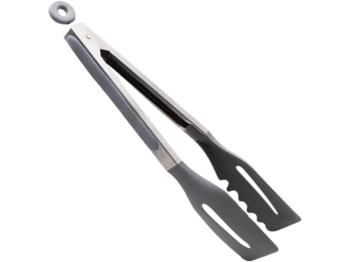 Pinça Para Churrasco Hemobllo Com Cabo De Silicone E Longo Cozinha Servir Alimentos Sem Queimar