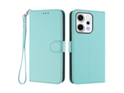 Capa De Couro Com Suporte E Alça De Pulso Para Oppo Reno14 5g (global)