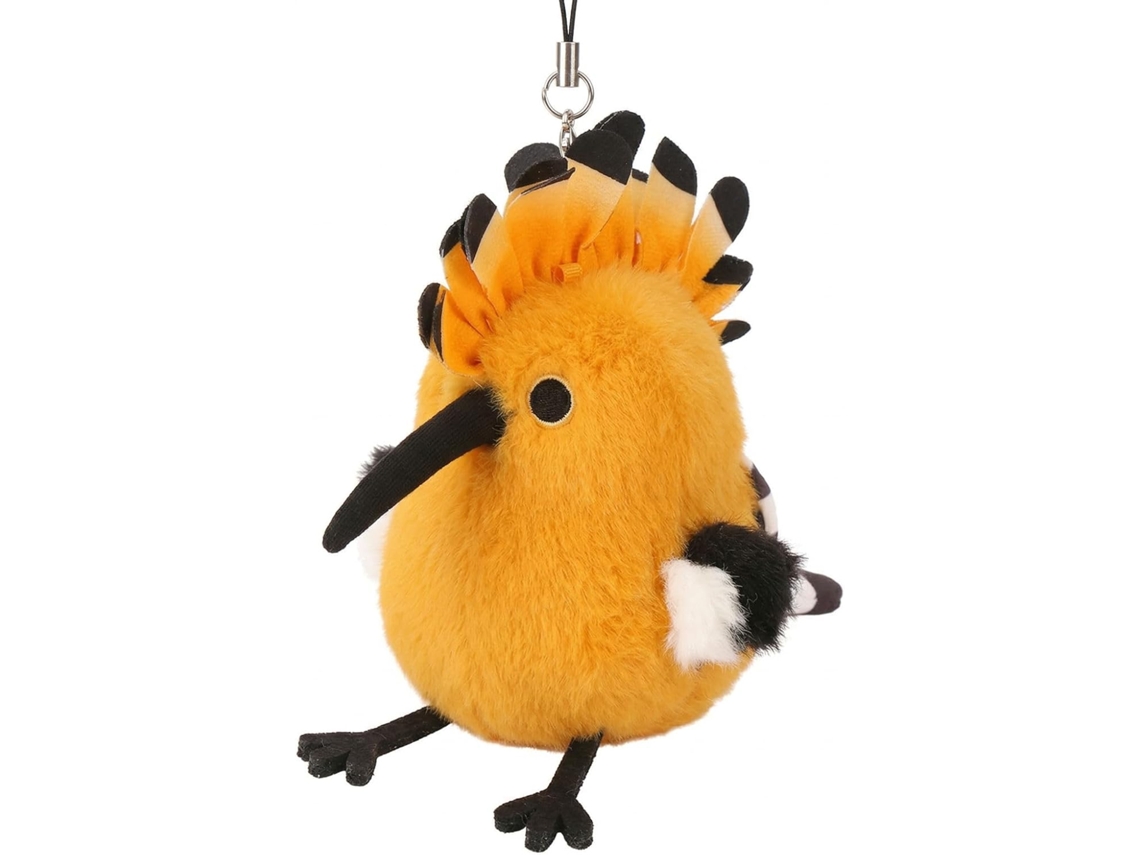 Chaveiro De Pelúcia Poupa, Mini Pingente 9,5 Cm Com Som Canto, Fofo