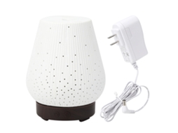 Laxiscreed Umidificador De Ar Ultrassônico Com Difusor De Aromaterapia Cerâmico Para Casa E Quarto, Silencioso