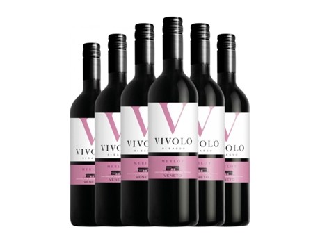 Vinho BOTTER CARLO Vivolo di Sasso Merlot Veneto (0.75 L - 6 Unidades)