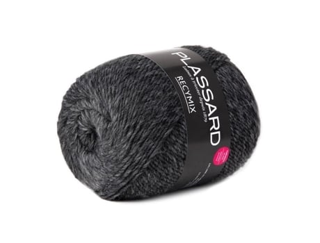 Recymix 12 lã reciclada Cinza antracite