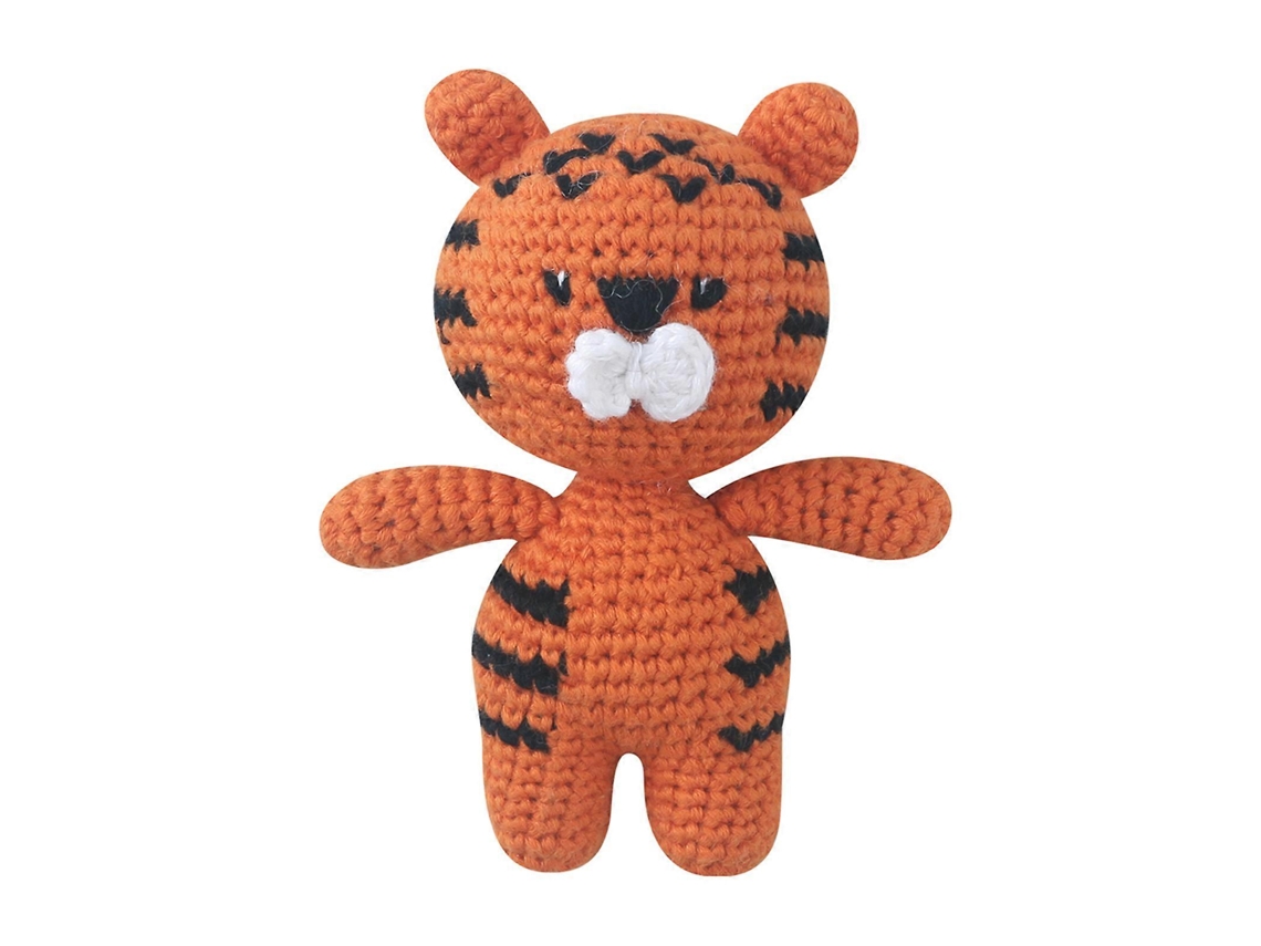 Boneca De Crochê De Tigre Para Crianças