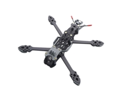 Kit Estrutura em Fibra Carbono Hskrc Mak4 7 Polegadas com Braços 5 Mm Espessura Drones Corrida Fpv Longo Alcance (faça Você Mesmo). MDUG (295 Mm)