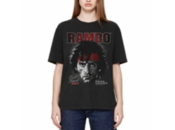Rockinstone Rambo First Blood Part 2 Portrait Smoke T-shirt Size:m