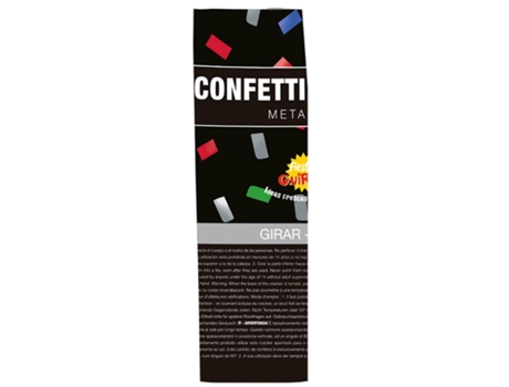 Confettis GUIRCA Pack de 3 Canhões Multicoloridos De 10,5 Cm