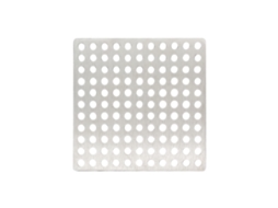Filtro de Ralo de Piso em Aço Inoxidável, 82mm, com Malha AQUAFORGE