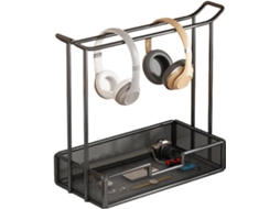 Support Porte-casque Pour Bureau Plateau De Rangement Organisateur Avec