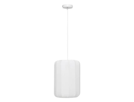 Tobie luminária pendente de algodão branco D25cm Atmosphera Interior Creator Branco Atmosphera Créateur Dintérieur