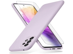 Película de Ecrã Temperado Fina para Samsung Galaxy A73 5G HONGWE. Roxo