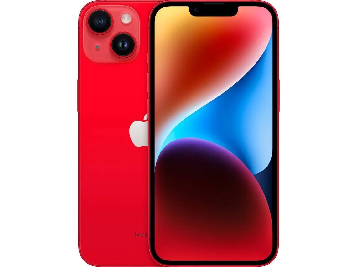 iPhone 14 256Gb Vermelho APPLE (Recondicionado Como Novo)