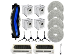 Kit De Acessórios Para Aspiradores Robô Ecovacs Deebot Mini, Escova Lateral Principal, Filtro Hepa, Pano De Limpeza, Sacos De Pó E Peças De Reposição.