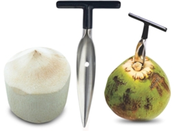 Abridor de Coco Ferramenta de Faca de Cozinha de Coco de Aço Inoxidável para Água de Coco Verde Fresca