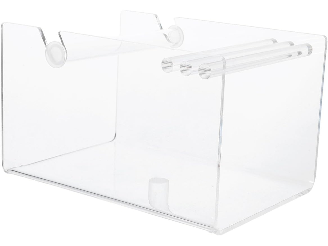 Organizador de adesivos acrílicos ajustáveis Lalafina, design elegante e fácil de limpar, ideal para escolas.